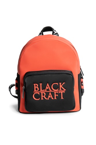 Orange Staple Logo - Color Block Backpack | Default Title