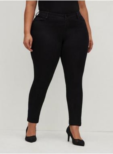 Luxe Skinny Jean - Sateen Stretch Black