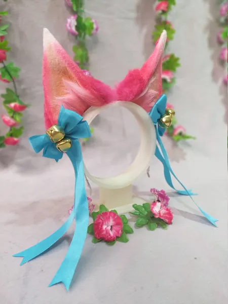 Ahri Spirit Blossom Ears for Cosplay kitsune fox