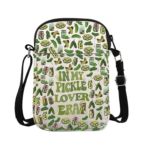 Pickle Crossbody Bag Canning Season Gift Pickle Jar Gift Dill Pickle Gift Pickle Messenger Bag For Gherkin Cucumber Lovers - Ca-pickleeracrossbs
