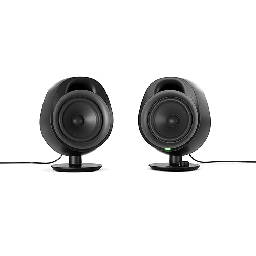 SteelSeries Arena 3 2.0 Desktop Gaming Speakers - Immersive Audio, On-Speaker Controls, 4" Drivers - Wired & Bluetooth - PC, Mac, Mobile - Arena 3
