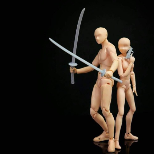 Body-kun + Body-chan - 2in1 - Light Complexion Drawing Figurines | Default Title