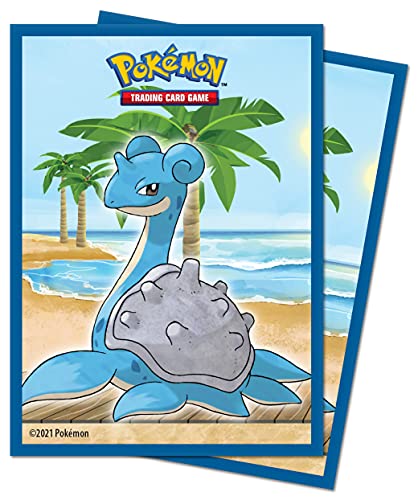 Ultra PRO - Lapras Pokémon Card Protector Sleeves (65 ct.) - Protect Your Gaming Cards, Collectible Cards, and Trading Cards in Style with The Ultimate Card Protection Technology - Lapras 65ct.