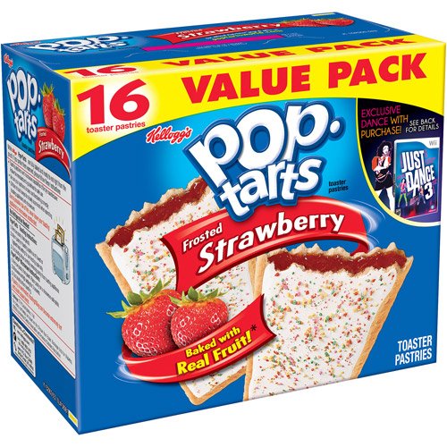 Kellogg's Pop-Tarts Frosted Strawberry, 16 ct