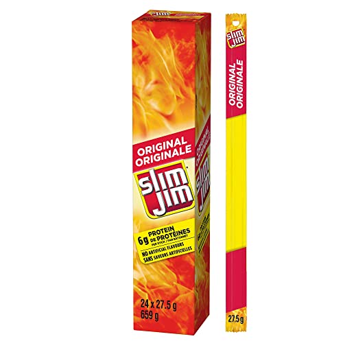 Slim Jim Giant - Original 27.5g Stick, 24 Count - Original - Standup Caddy