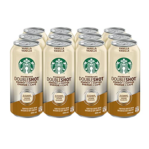 Starbucks Double Shot Vanilla, 444 mL Cans, 12 Pack - Vanilla - Vanilla