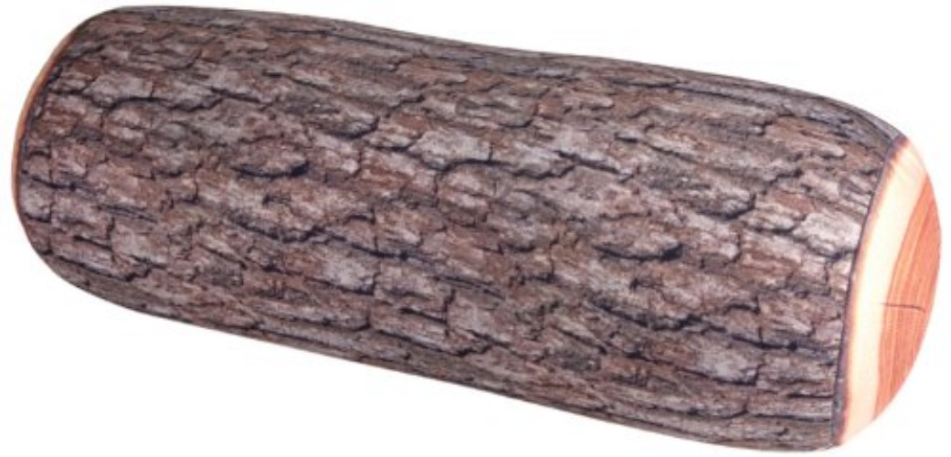 Kikkerland Log Micro Bead Head Cushion - Log