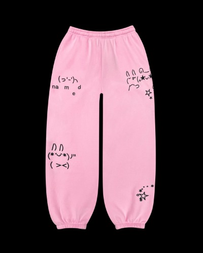 MALFUNCTION SWEATPANTS BABY PINK | S