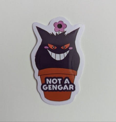 2" Not A Gengar Sticker