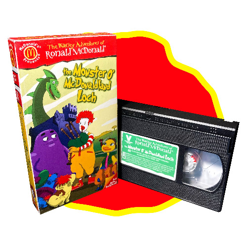 THE WACKY ADVENTURES OF RONALD MCDONALD: THE MONSTER O' MCDONALDLAND LOCH VHS | Default Title