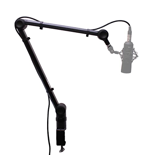 TEK audio - Professional Studio & Broadcast Boom Arm Microphone Stand