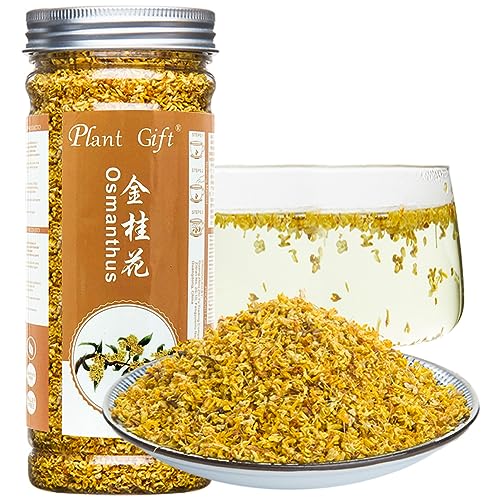 Plant Gift Organic Sweet Osmanthus Tea, 桂花 Gui Hua Tea,Sweet Olive, flower tea Health Care skin care Chinese flower 40G/1.41oz - Osmanthus