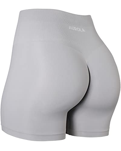 AUROLA Women's Dream Workout Shorts - M - Glacier Grey