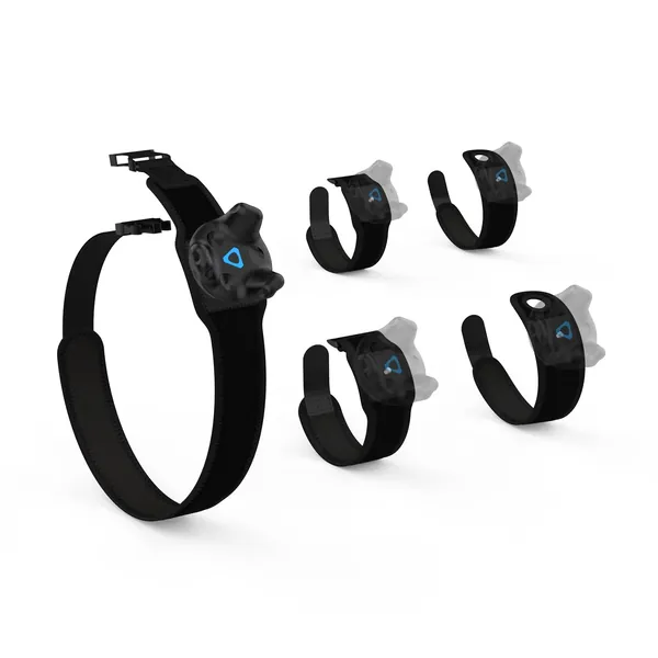 AMVR VR Tracker Straps Includes 1 Tracker Belt + 2 Wrist Straps + 2 Palm Straps, Adjustable Waist Belt and Wrist Hand & Palm Straps Full Body Tracking VR Bundle is Suitable for HTC Vive Tracker Motion Capture (No Vive Tracker)