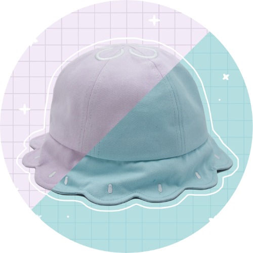 Moon Jelly Bucket Hat - Purple / XL