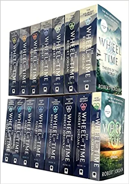 The Wheel of Time Series 1-15 Books Collection Set Pack (Book 1-14) By Robert Jordan - 