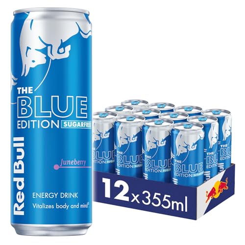Red Bull Energy Drink Sugar Free Blue Edition Juneberry 355 ml x12