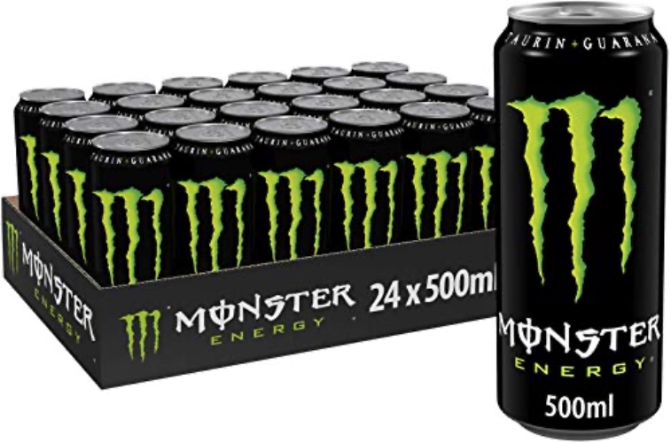 Monster Energy Drink Can 500 ml (Pack of 24)