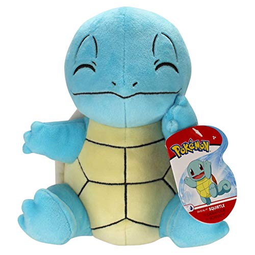 Pokemon Official & Premium Quality 8-Inch Squirtle Plush - Squirtle