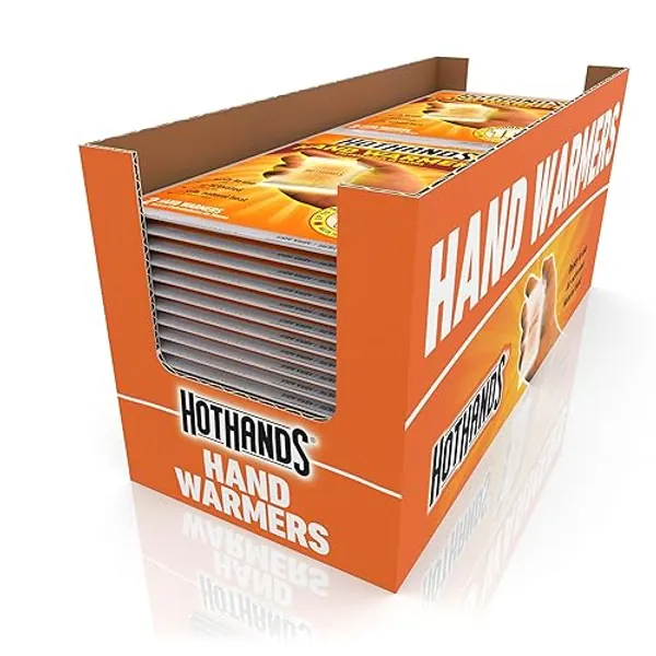 HotHands Hand Warmers - Long Lasting Safe Natural Odorless Air Activated Warmers - Up to 10 Hours of Heat - 40 Pair - Hand Warmers