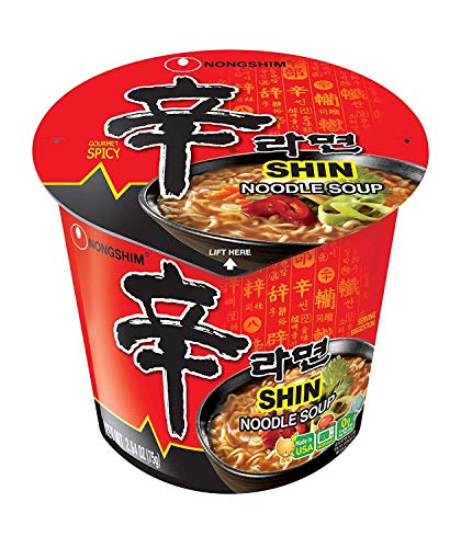 Nong Shim Shin Ramyun Noodle Soup Cup (Pack of 12)