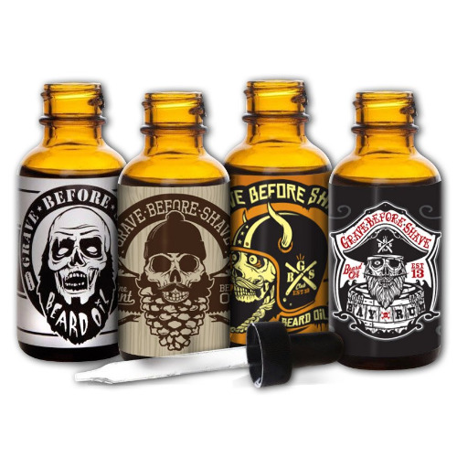 GRAVE BEFORE SHAVE Beard oil 4 Pack | Default Title