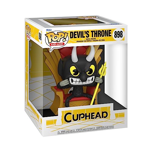 Funko POP! Deluxe: Cuphead - the Devil In Chair - Collectable Vinyl Figure - Gift Idea - Official Merchandise - Toys for Kids & Adults - Video Games Fans - Model Figure for Collectors and Display
