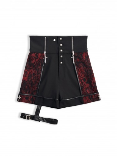 Cross Charms Vampire Shorts