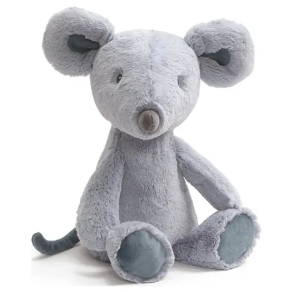 Gund Baby Toothpick Mouse Stuffed Animal Plush Toy, Blue, 16"