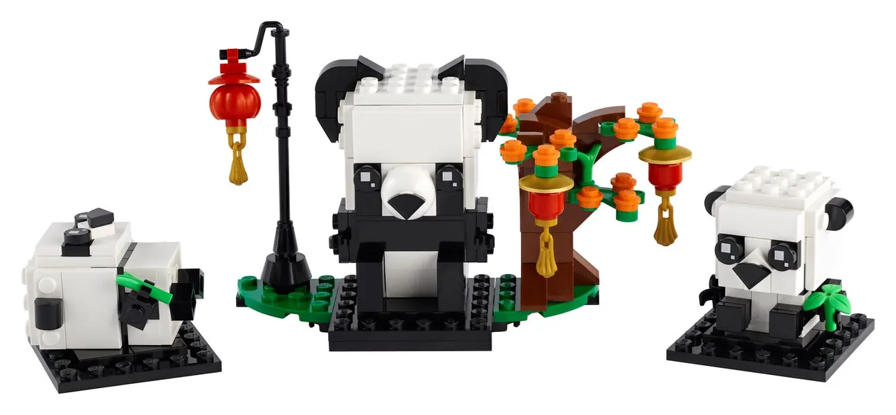 Chinese New Year Pandas 40466 | BrickHeadz | Buy online at the Official LEGO® Shop US 