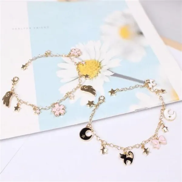 4.35US $ 37% OFF|Anime Sailor Moon Loving Wand Crystal Cosplay Pendant Bracelet Girl Accessories Cute Props A763 - Costume Props - AliExpress