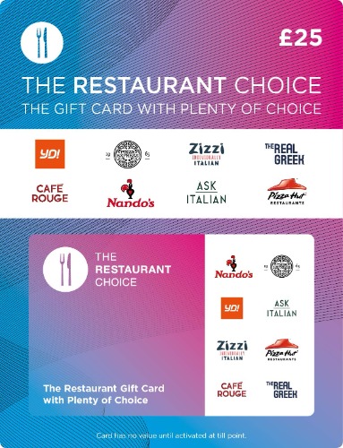 Restaurant choice Gift Card - Post
