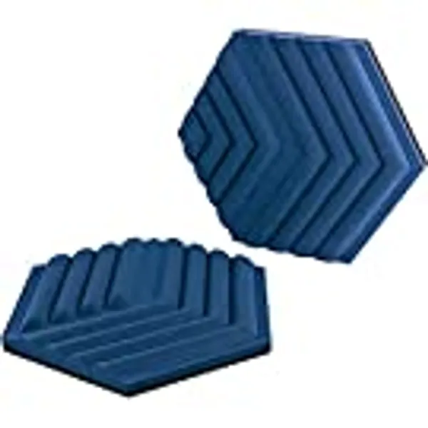 Elgato Wave Panels: 6 acoustic treatment panels, dual density foam, proprietary EasyClick frames, modular design, easy setup and removal- Blue