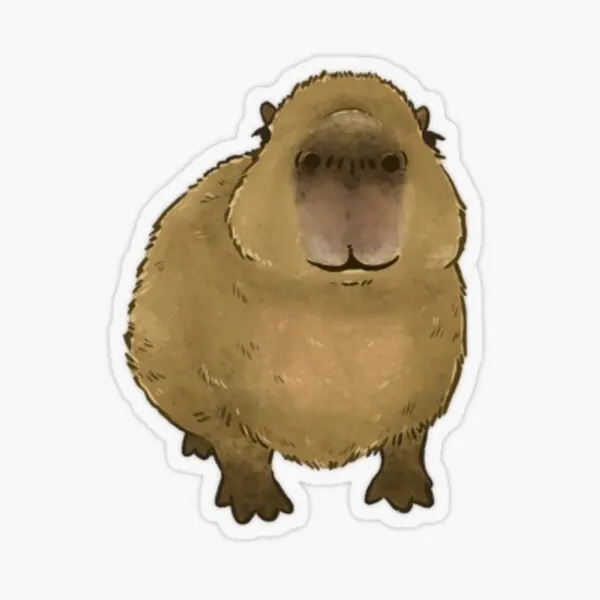 Gort the famous capybara Sticker by nnggoc