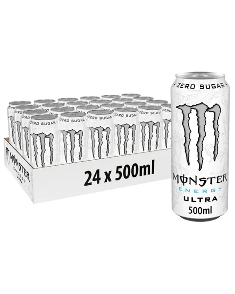 Monster Ultra White 24x500ml - Tights.no
