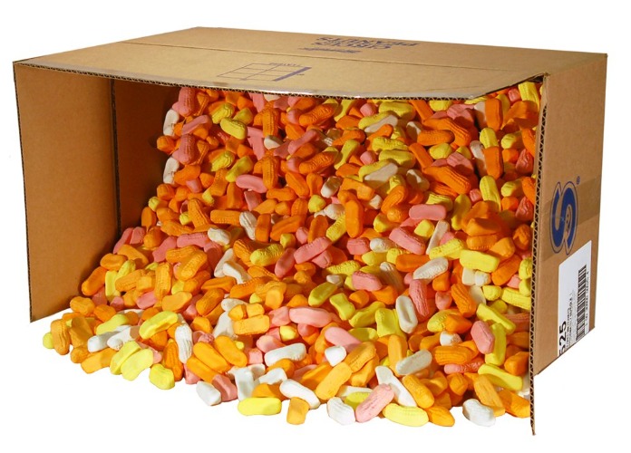 Spangler Assorted Circus Peanuts 20 lb bulk - 