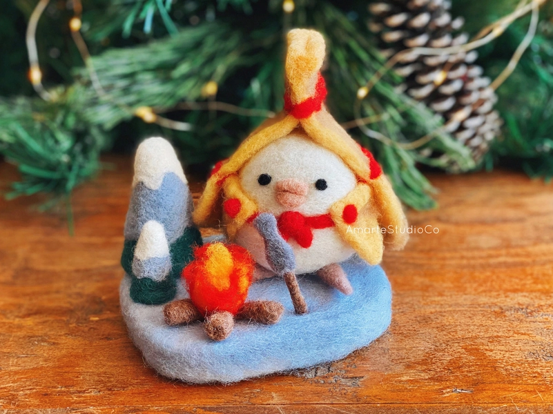 Wool Sculpted Yukinko