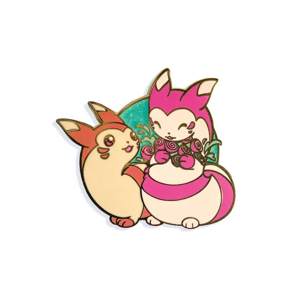 Furret's Flowers Pin