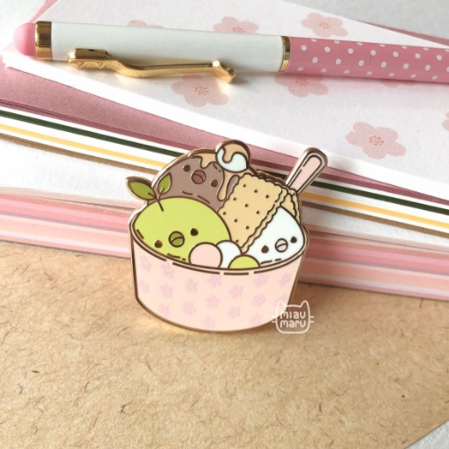 Korpokkur Ice Cream Pin