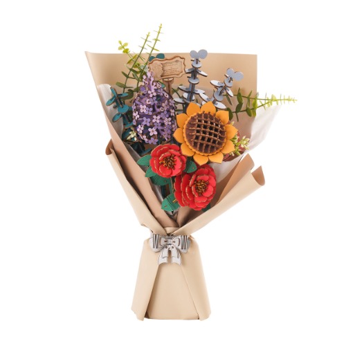 Rowood Flower Bouquet Wood Puzzle
