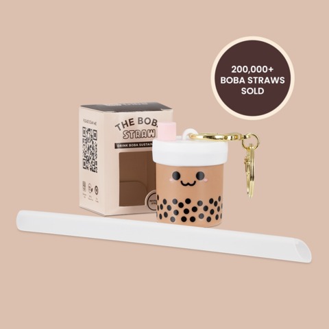 Boba Straw Keyring Set | Boba Tea Straw Set