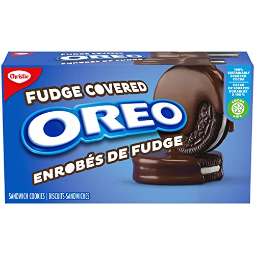 OREO Chocolate Fudge Covered Cookie Snacks, 224g - Chocolate - Chocolate Fudge Covered Cookies