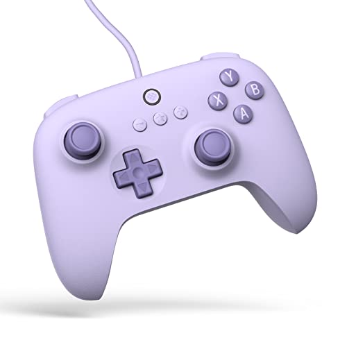 8Bitdo Ultimate C Wired Controller for Windows PC, Android, Steam Deck & Raspberry Pi (Lilac Purple) - Lilac Purple