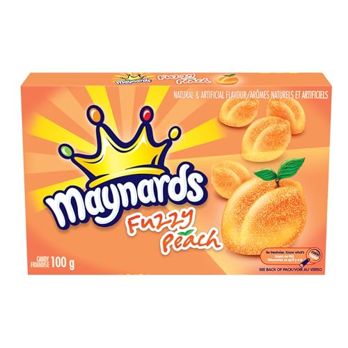 Maynards, Fuzzy Peach Candy, Gummy Candy, Candy Box, 100 g