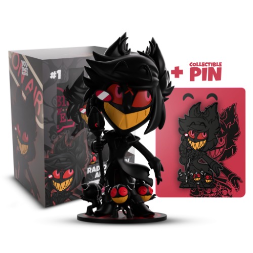 Radio Demon Alastor | Vinyl Figure + 2" Pin