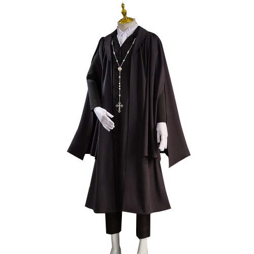 【In Stock】【Size S-2XL】DokiDoki-R Anime Cosplay Black Butler Public School Arc Kuroshitsuji Sebastian Michaelis Costume | Costume Only-2XL-In Stock