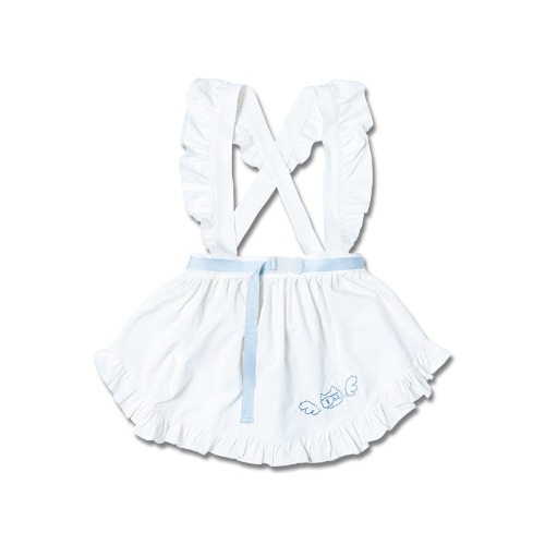 Dot Cat Apron | WHITE/P.BLUE / One Size