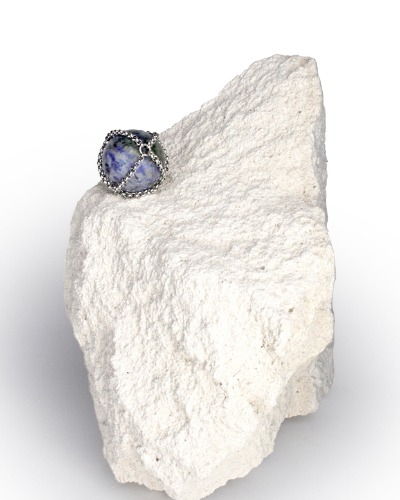 Caged Sodalite Necklace