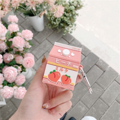 Peach Box Airpod Case - for AirPods 1 or 2