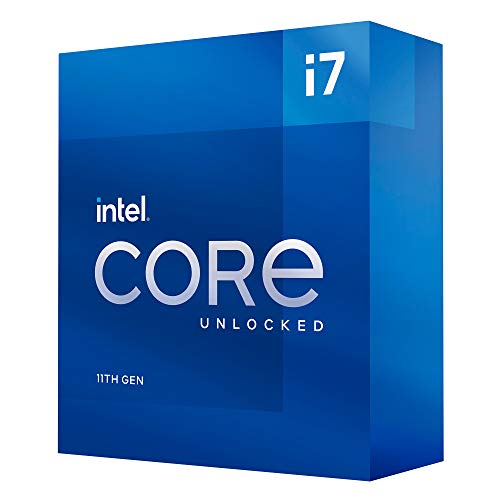 Intel® Core™ i7-11700K Desktop Processor 8 Cores up to 5.0 GHz Unlocked LGA1200 (Intel 500 Series & Select 400 Series Chipset) 125W - i7-11700K